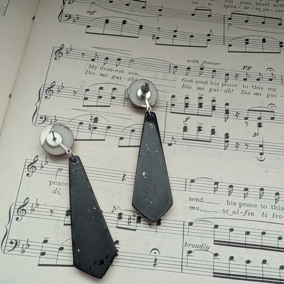 Copper Dangle Earrings - Picture 8 of 11